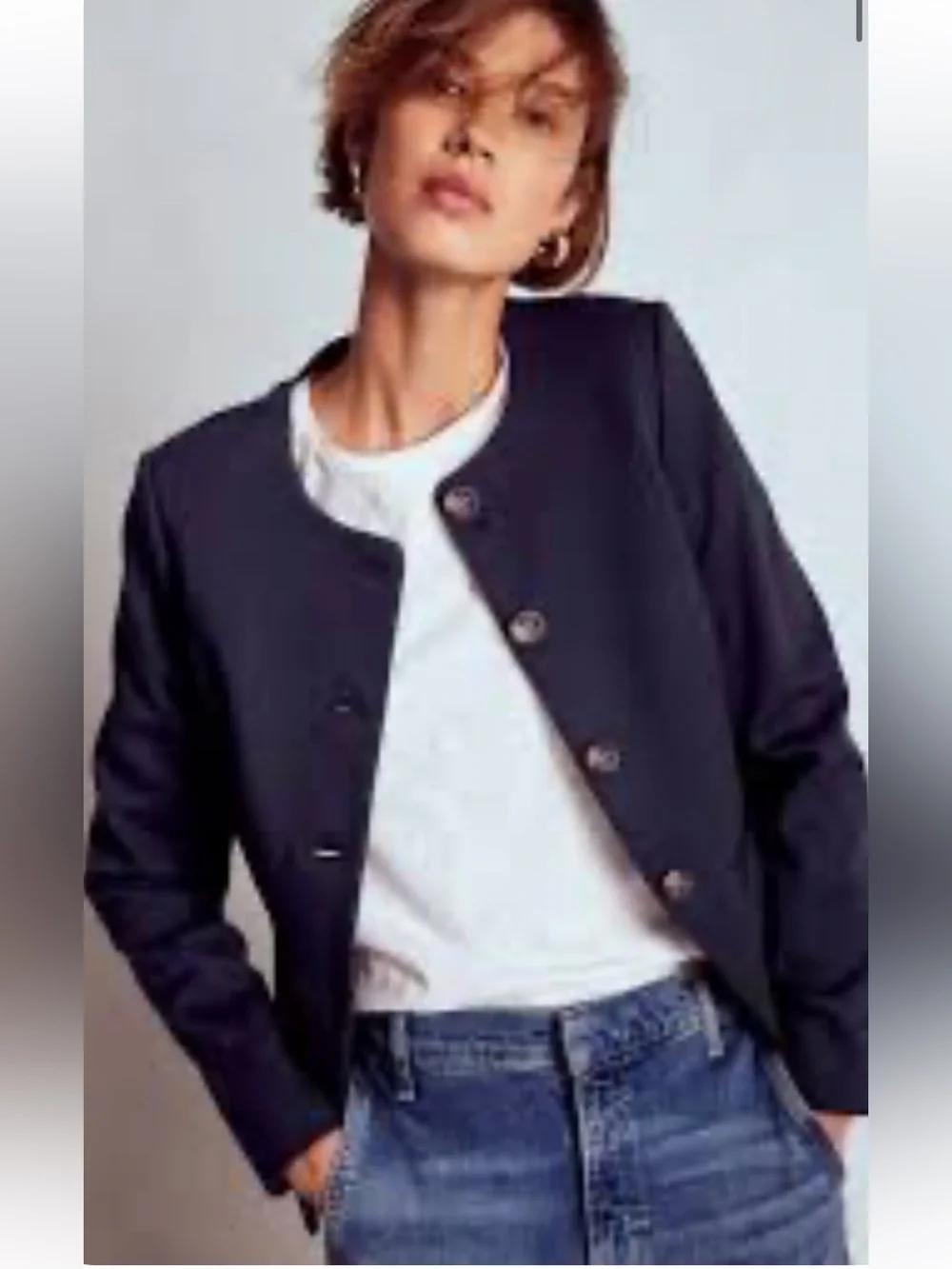 FRAME Wool Blend Jacket